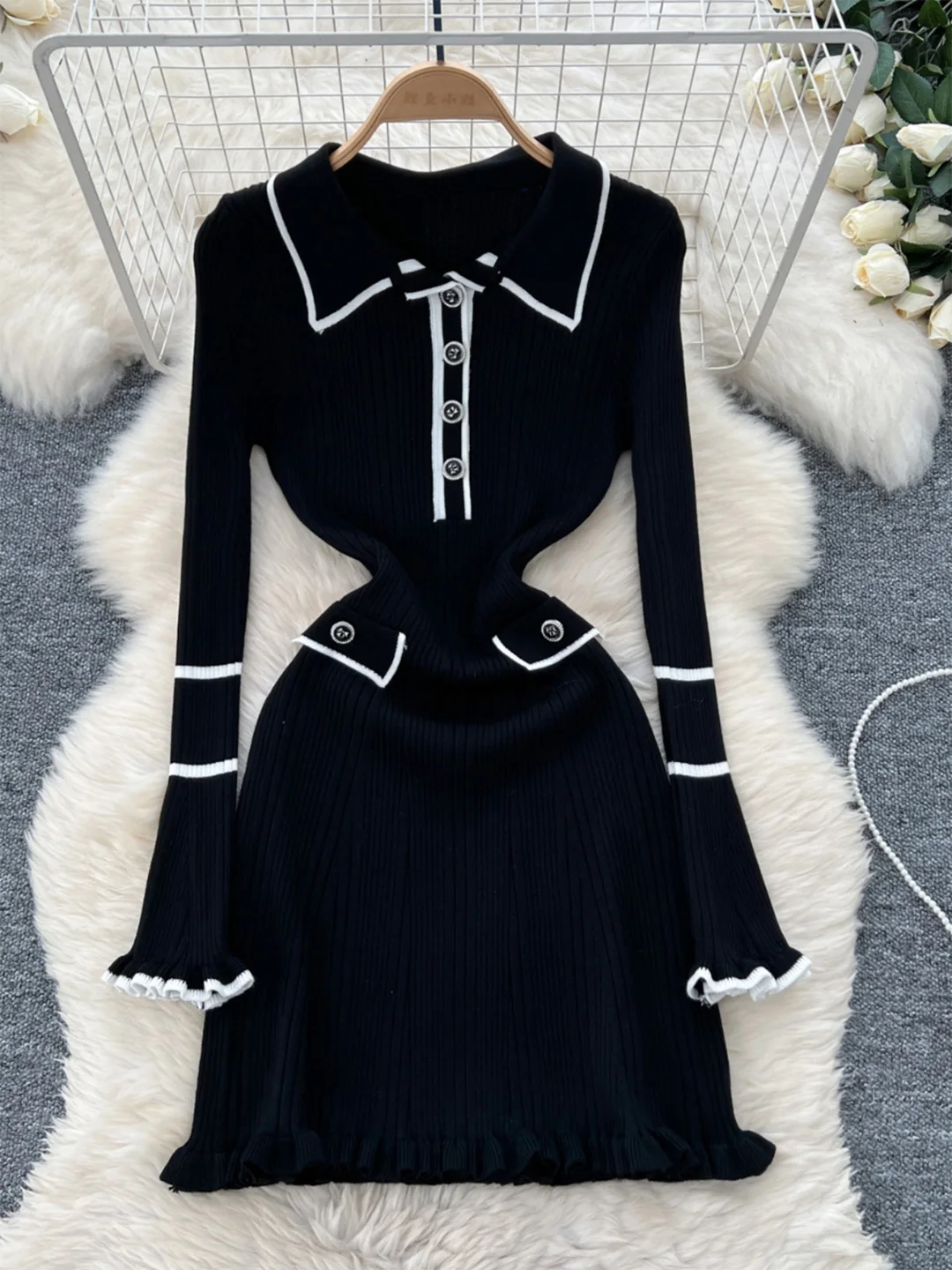 chinese dress ladies Amazon.com: Womens Long Sleeve Dresses Crew Neck Button Pocket Flowy Hem  Sweater Dress Classic Cotton Plain Knee Length Mini Dress Soft Elegant  Aesthetic Loose Fit Tunic Dresses Fall Going Out Outfits : main image 0