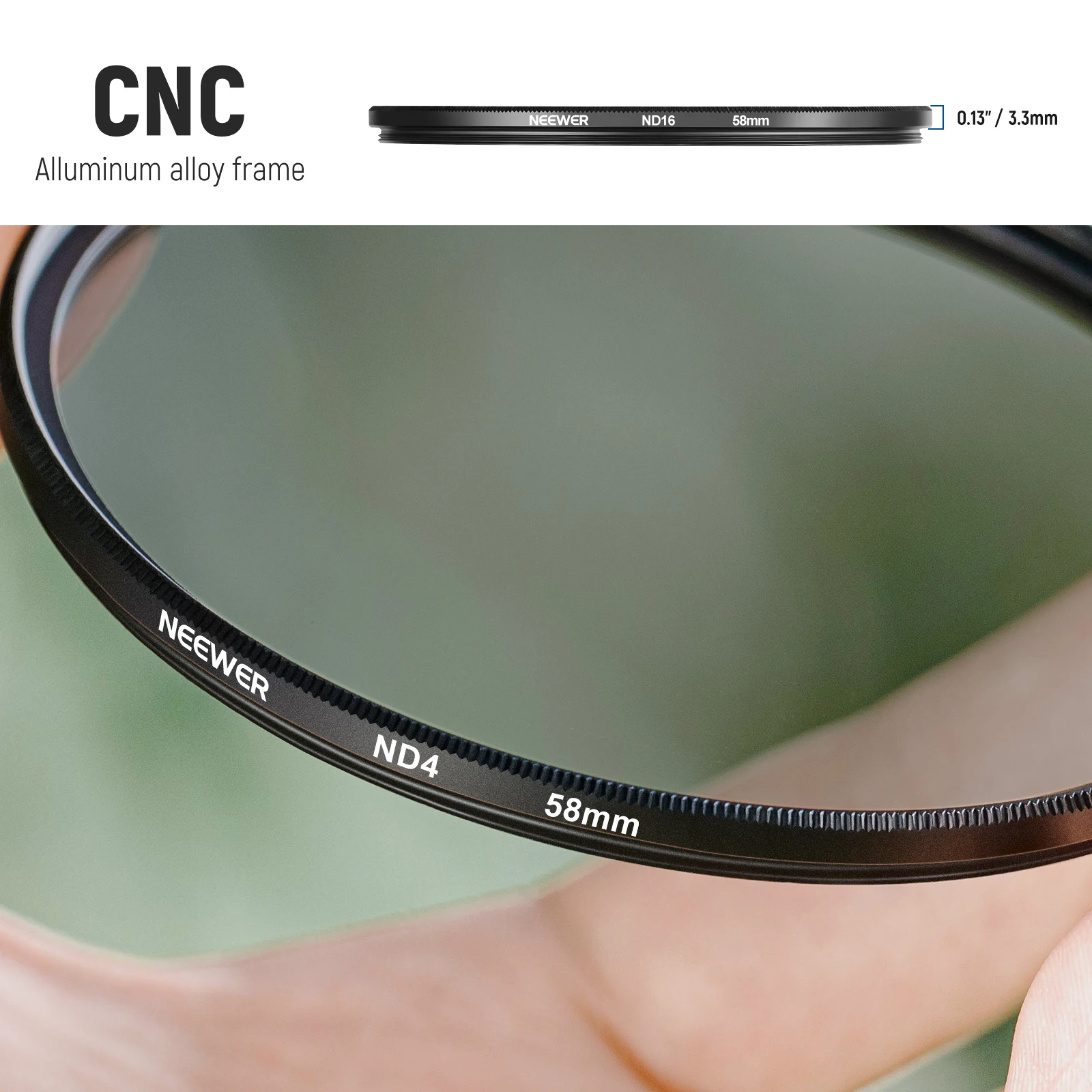ND Lens Filter Kit ND2 ND4 ND8 ND16 Filter Kit For Canon Nikon Sony Panasonic DS