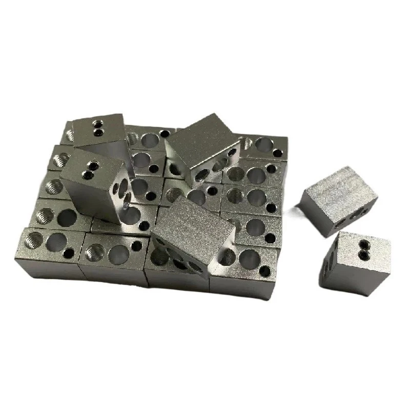 5 Pezzi Originale Flsun Sr Estrusore Riscaldato Blocco Super Racer Hotend Riscaldatore Stampante 3D Parte In Alluminio