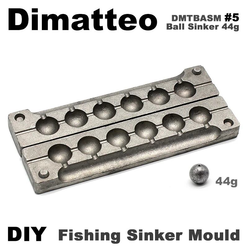 Moule à Plombs De Pêche Rond 11 Cavités (1-7 G) - Aluminium - Neuf, Pour Fabriquer Tes Plombs