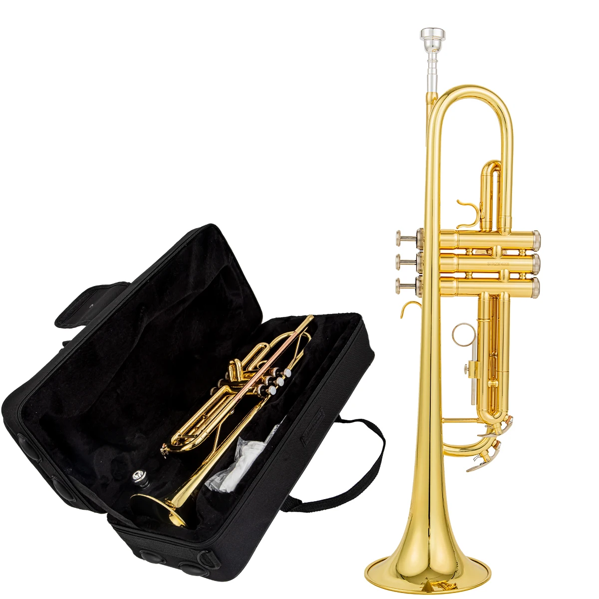 AUROSUS ATR-6331H Bb Trumpets for Advanced Student w/Case, Cloth Phosphorous copper Leadpipe Brass BELL