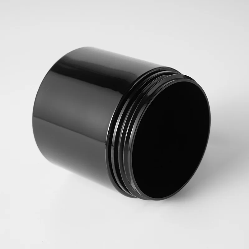 Black Plastic Jar Empty PET Case 50/60/100g Lucifuge Storage Jar Cream Refill Pot Powder Case Travel Cans YST2308151 20/30/50pcs Cosmetic Plastic Bottle