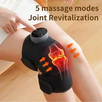 2026 1 Rechargeable Heated Knee Massager, Adjustable 3D Fully Heated Knee Pad With Heating Mode And Adjustable Vibration