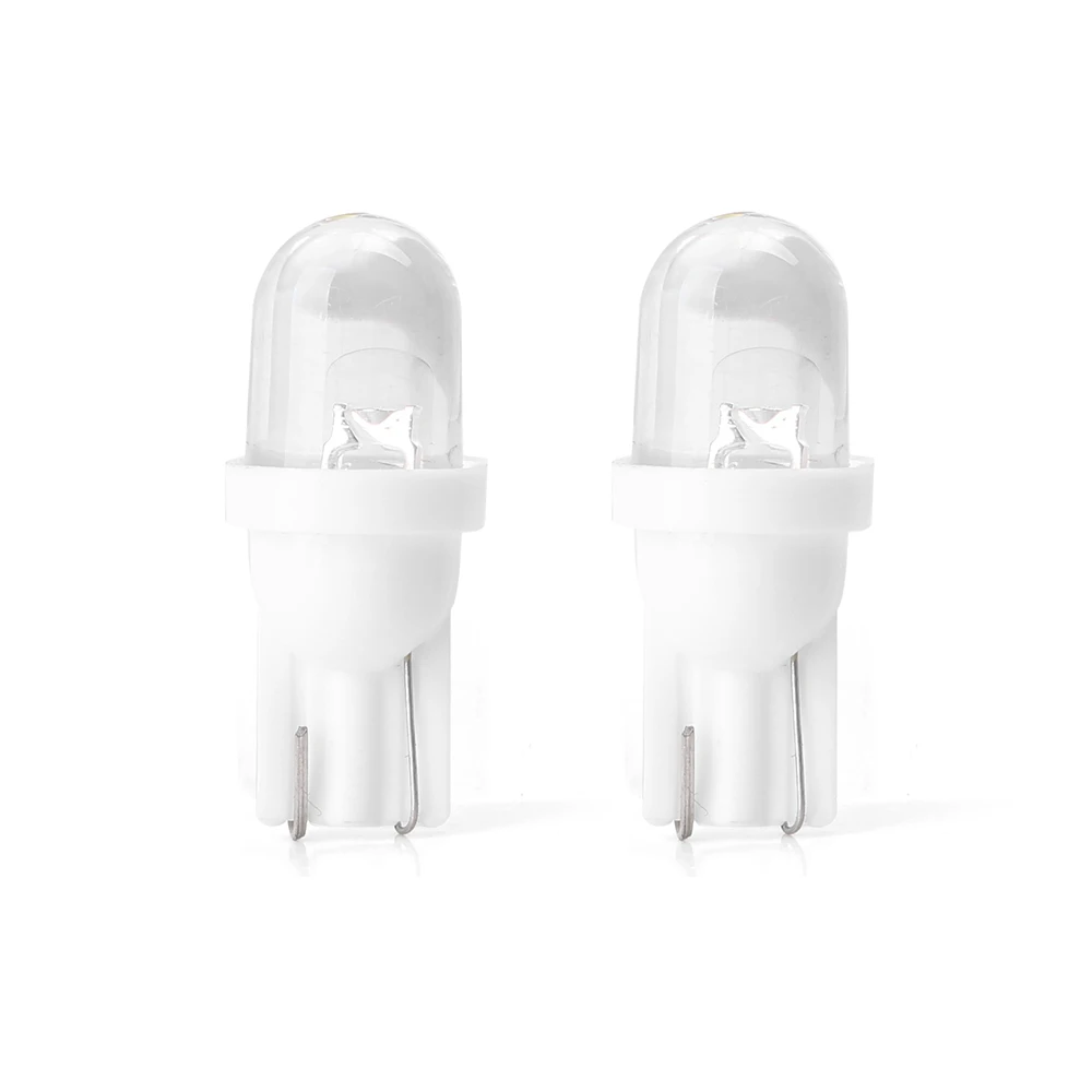 DC 12V LED Light Bulbs 2X Universal T10 W5W 168 194 HID Dome License Plate White 29mm Lighting Replacement