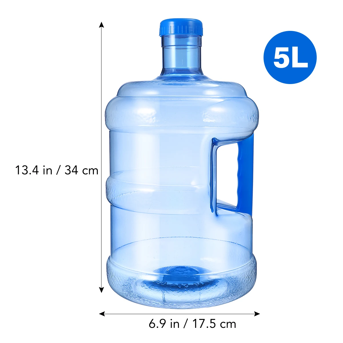 Outdoor Water Bottle Portable Water Bucket Thick Mineral Water Jug Water  Storage Bucket