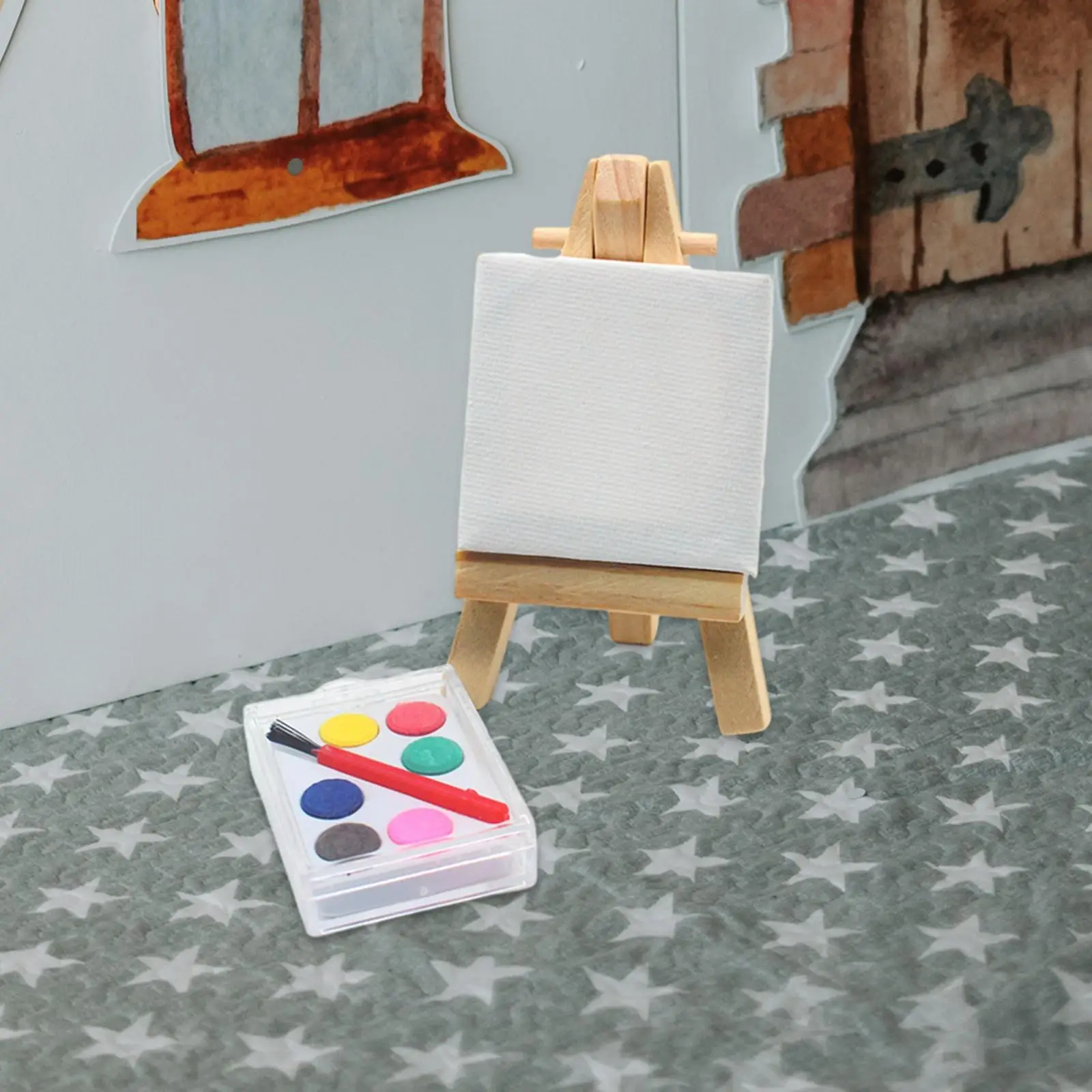 

Набор инструментов для рисования для раннего развития детей, мебель для кукольного домика для спальни