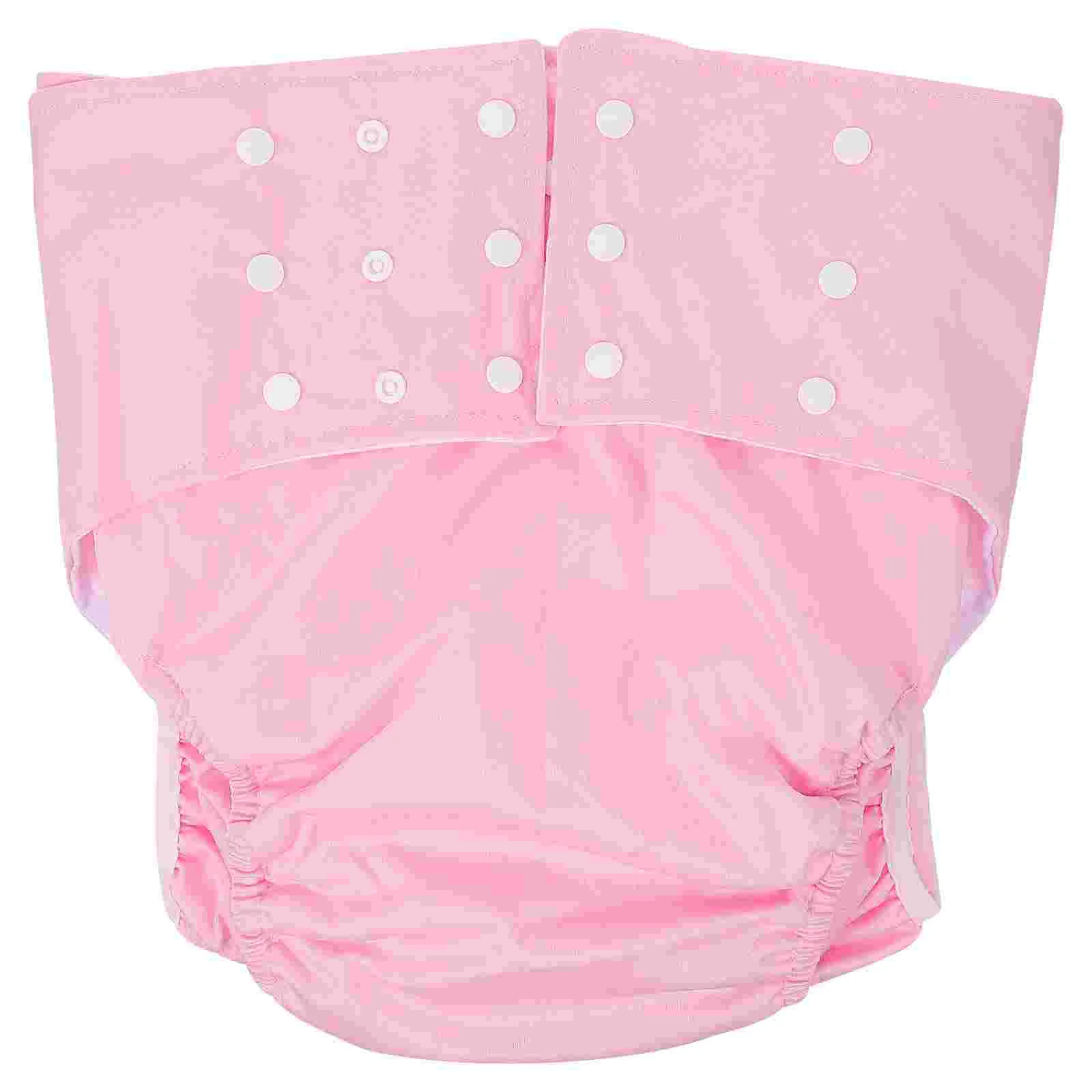 Adult Cloth Diapers Washable Flexible Anti-leak Briefs Reusable Brushed Lining Man for Adults 5