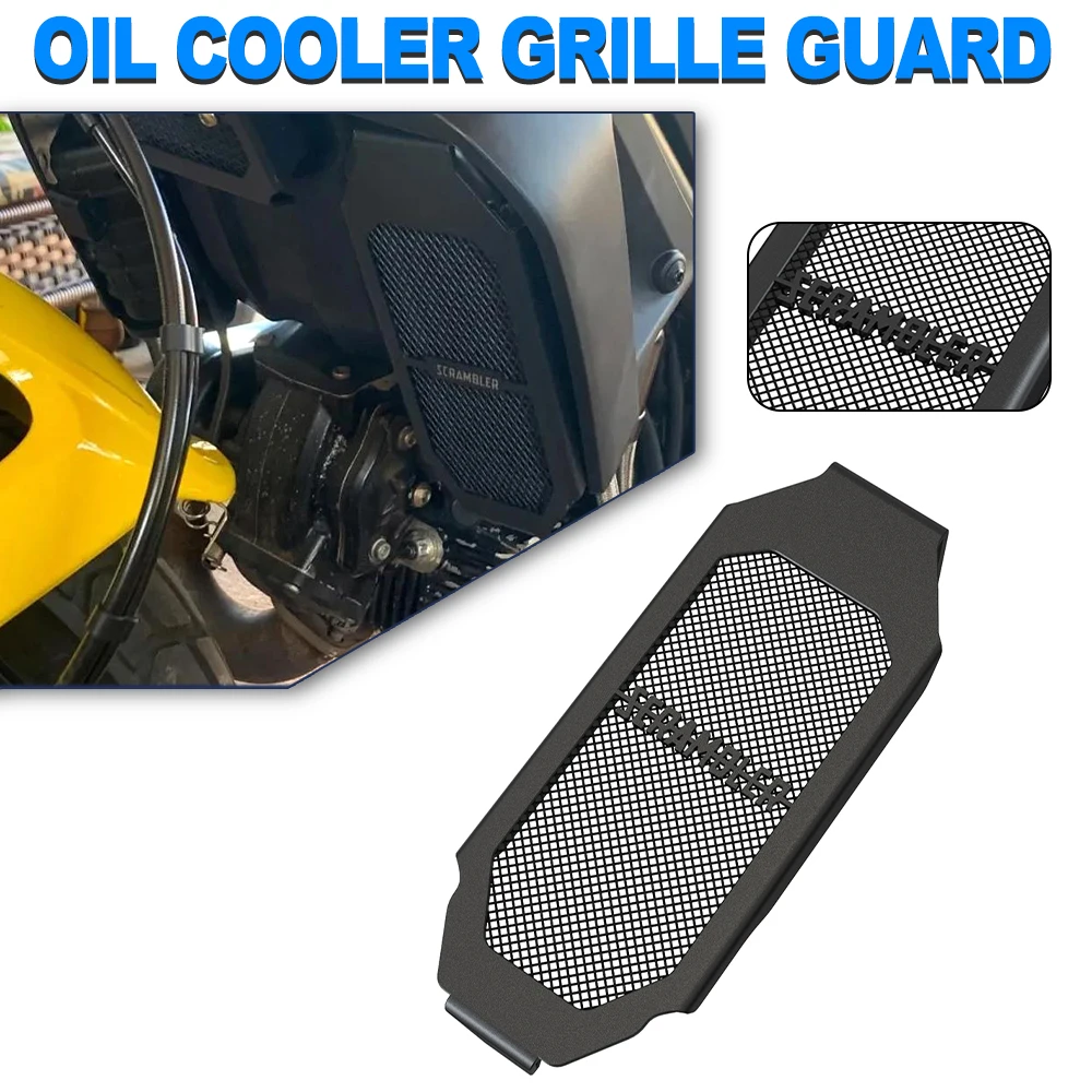 

Scrambler 800 Motorcycle Accessories For Ducati Scrambler800 2015 2016 2017 2018 2019 2020 2021-2023 Oil Cooler Cover Protector