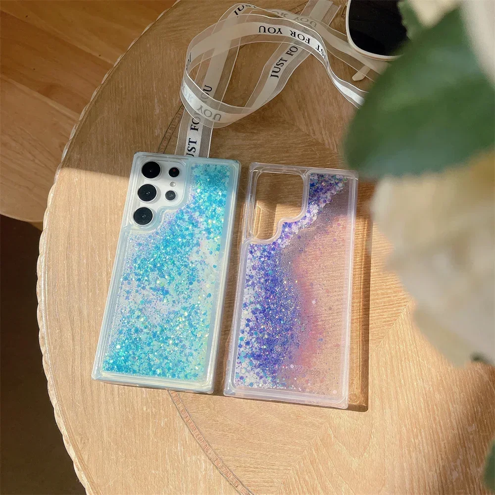 Glitter Luminous Quicksand Clear TPU Phone Case