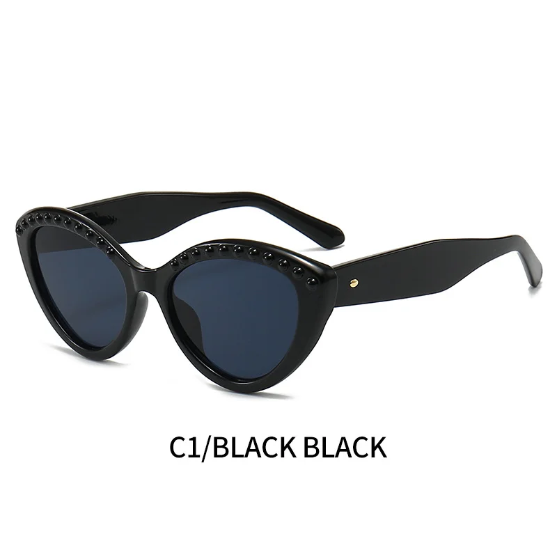 

Sunglasses Cat Eye Y2k Fashion Vintage Trendy Retro Car Driving Steampunk Color Lens Sun Shade UV Protection Outdoor Glasses