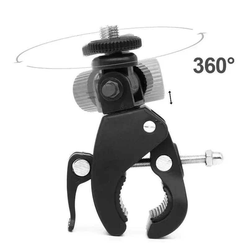 Mechrig Aluminum Camera Super Clamp with 360° RotationMini Ball Head Kit for DSLR GoPro Smartphone Monitor LED Light