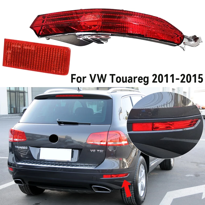 Auto Left Right Rear Bumper Reflector Warning Light Strip Bar for VW