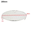 Round Barbecue BBQ Grill Net Meshes Racks Grid Round Grate Steam Net 304 Stainless Steel Wire Oven Grill Sheet 5