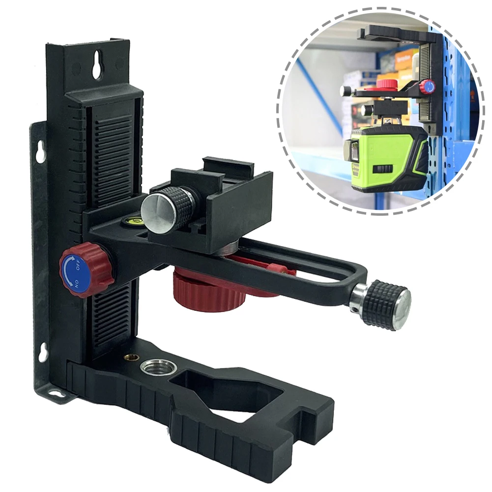 Laser Level Mounting Bracket Adjustable Level Wall Mounted Holder