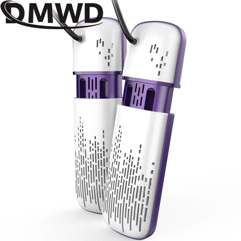 DMWD 텔레스코픽 건조 장치, 신발 건조, UV 램프 탈취 살균 건조기, 타이머 포함, 제습 탈취