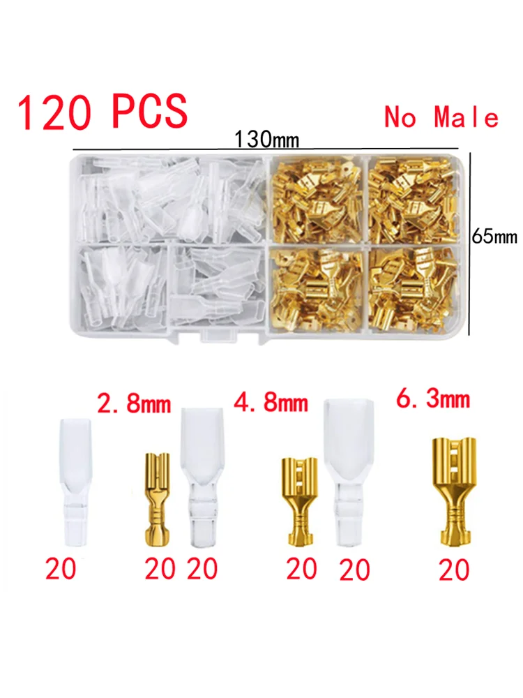 120pcs golden