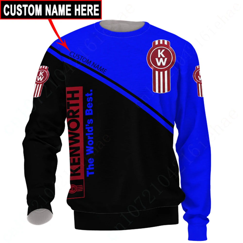 

Kenworth Harajuku T Shirt For Men Women Unisex Clothing Anime 3D Printing T-shirts Casual Sweatshirt Luxury O Neck Long Sleeve