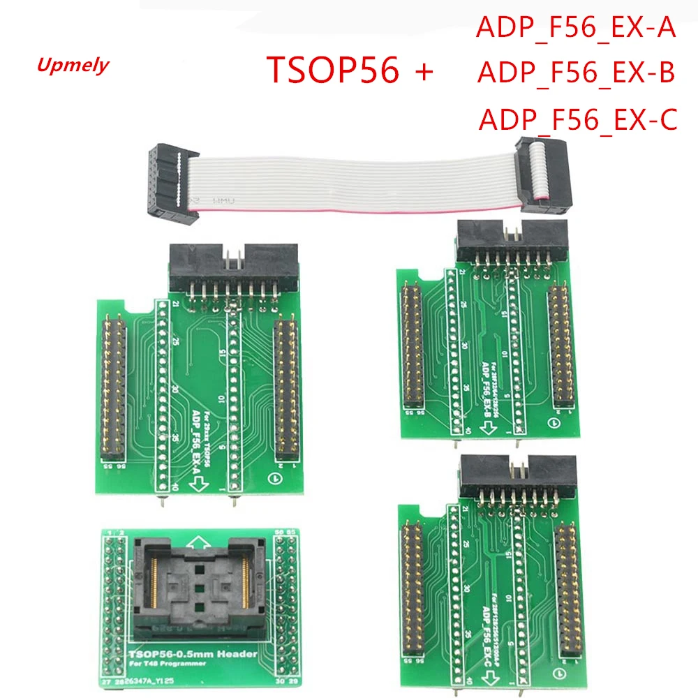XGECU Original TSOP56 Adapter Kit for T48 Progammer Only ADP_F56_EX-A ADP_F56_EX-B ADP_F56_EX-C for Flash EPROM Best Price