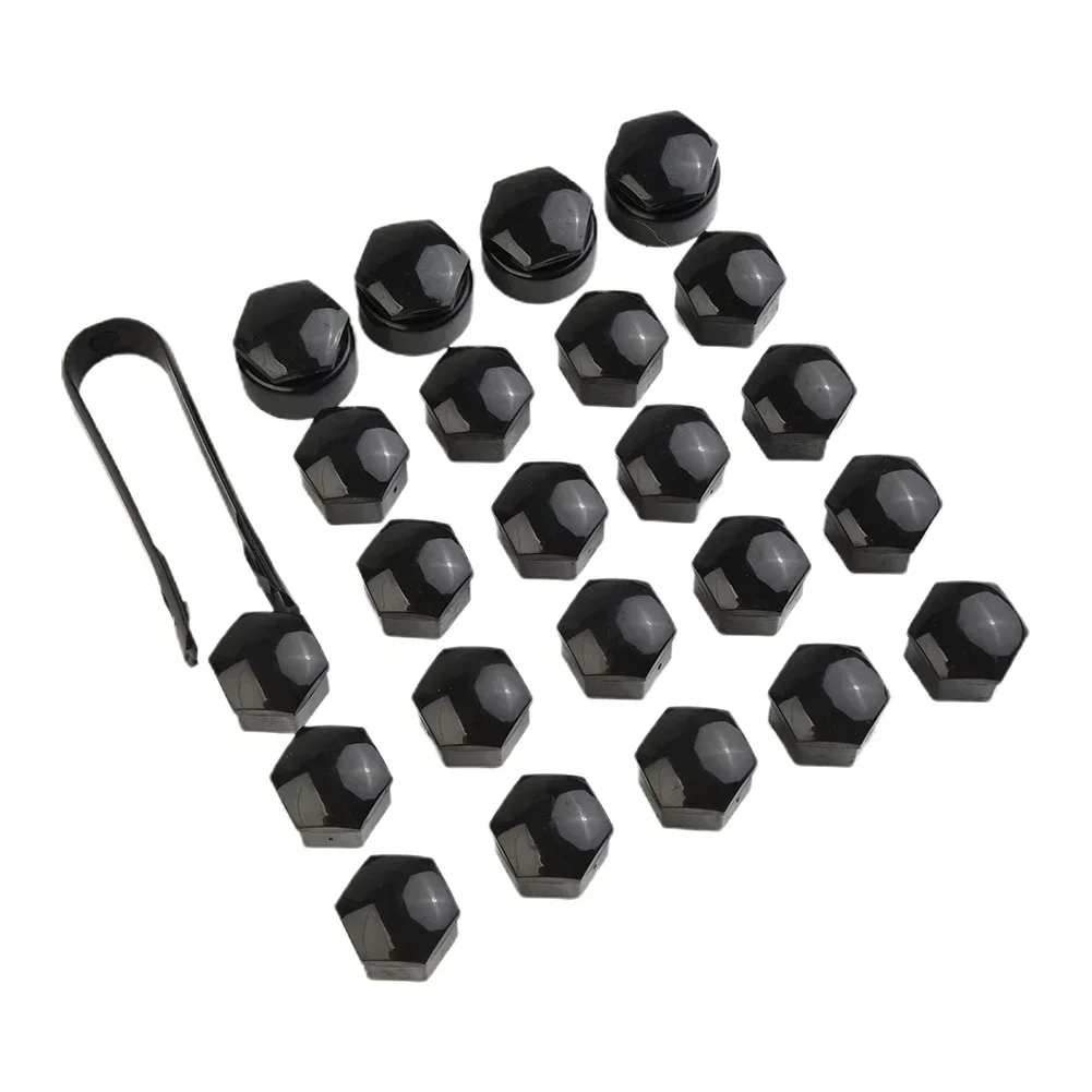 Car Wheel Nut Bolt Trims Studs Cover Cap 17MM 24pcs/set For Opel For BMW 17mm Standard Cap + 23mm Locking Cap Accessories