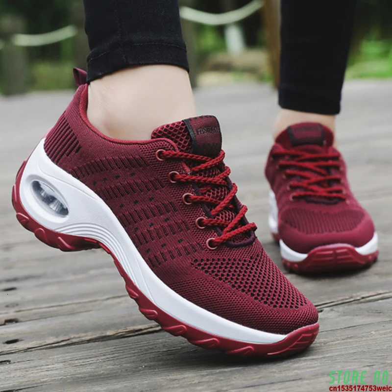 

Tenis Feminino Height Increasing Women Sneakers Female Fitness Wedge Platform Shoes Outdoor Walking Jogging Trainers Zapatillas