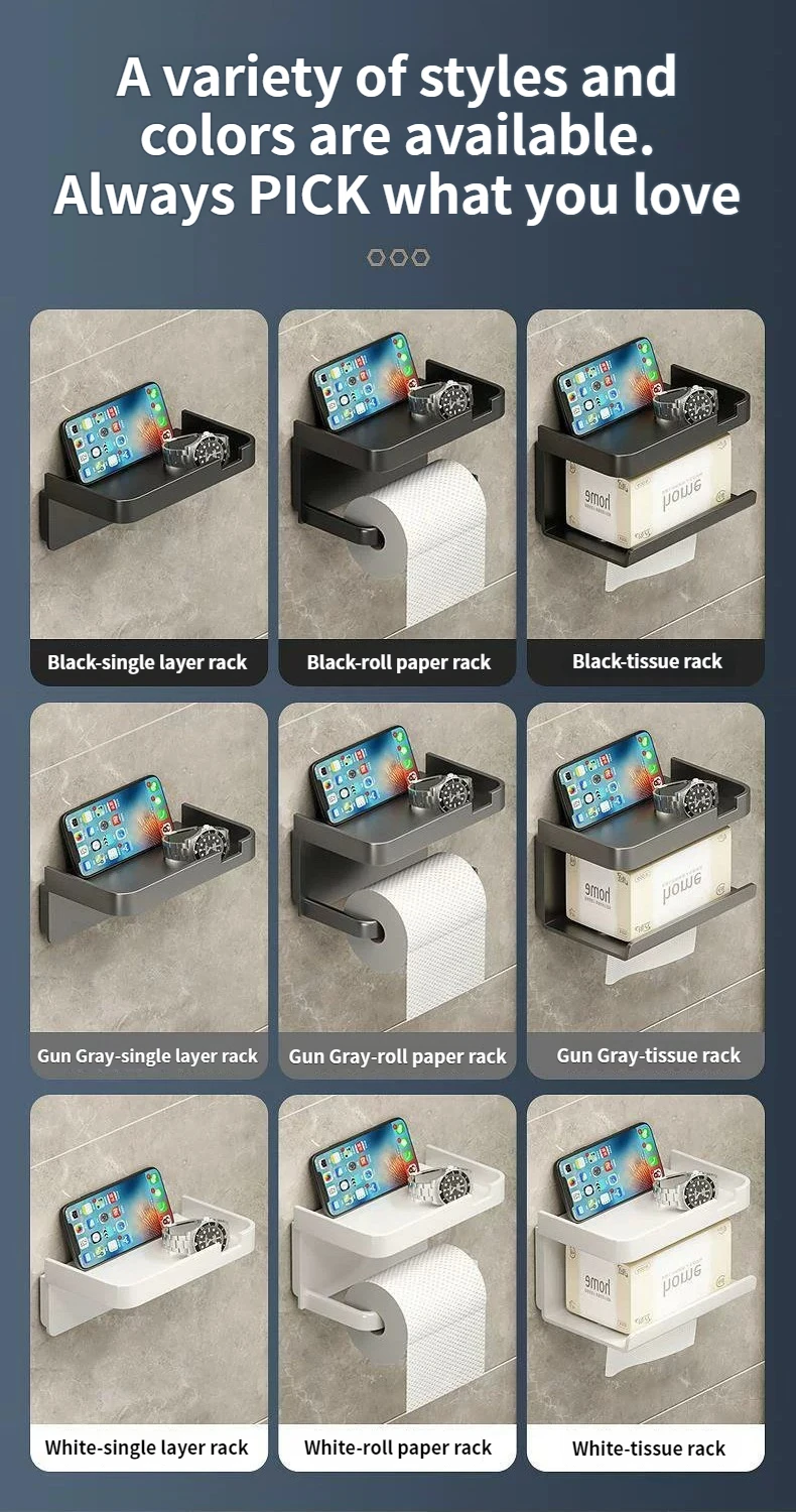 Mounted Toilet Paper Holder - Bodugi mounted toilet paper holder