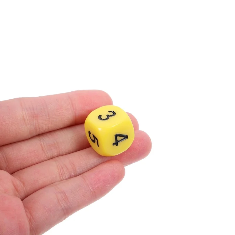 Number Dice 0-5 Dice Operation Arithmetic Mathematics Teaching Early Childhood Education 1.6CM 10Pcs/set