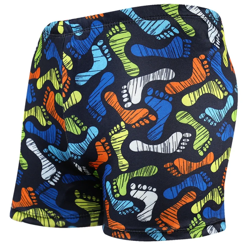 Men Elastic Swimming Trunks Beach Swim Sport Shorts Boxer Shorts Bathing Suit
