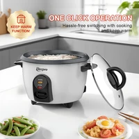 Elecpro Mini cuiseur à riz 3 tasses de riz avec cuiseur vapeur, petit cuiseur vapeur Portable pour aliments, pot intérieur antiadhésif amovible de qualité alimentaire 1