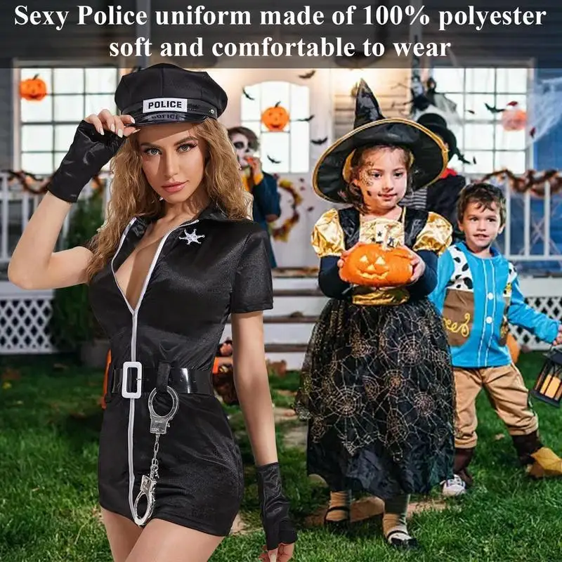 Bad Cop Bondage Women's Halloween Costume