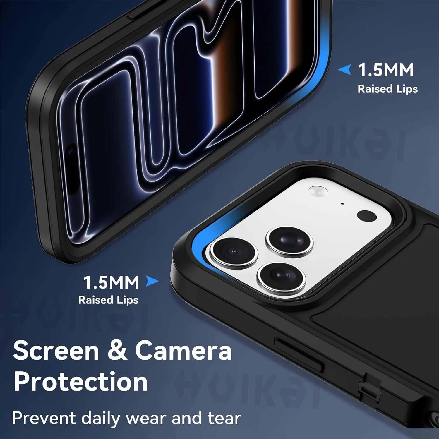 Heavy Duty Shock Absorption Full Body Protective Silicone Rubber Phone Case