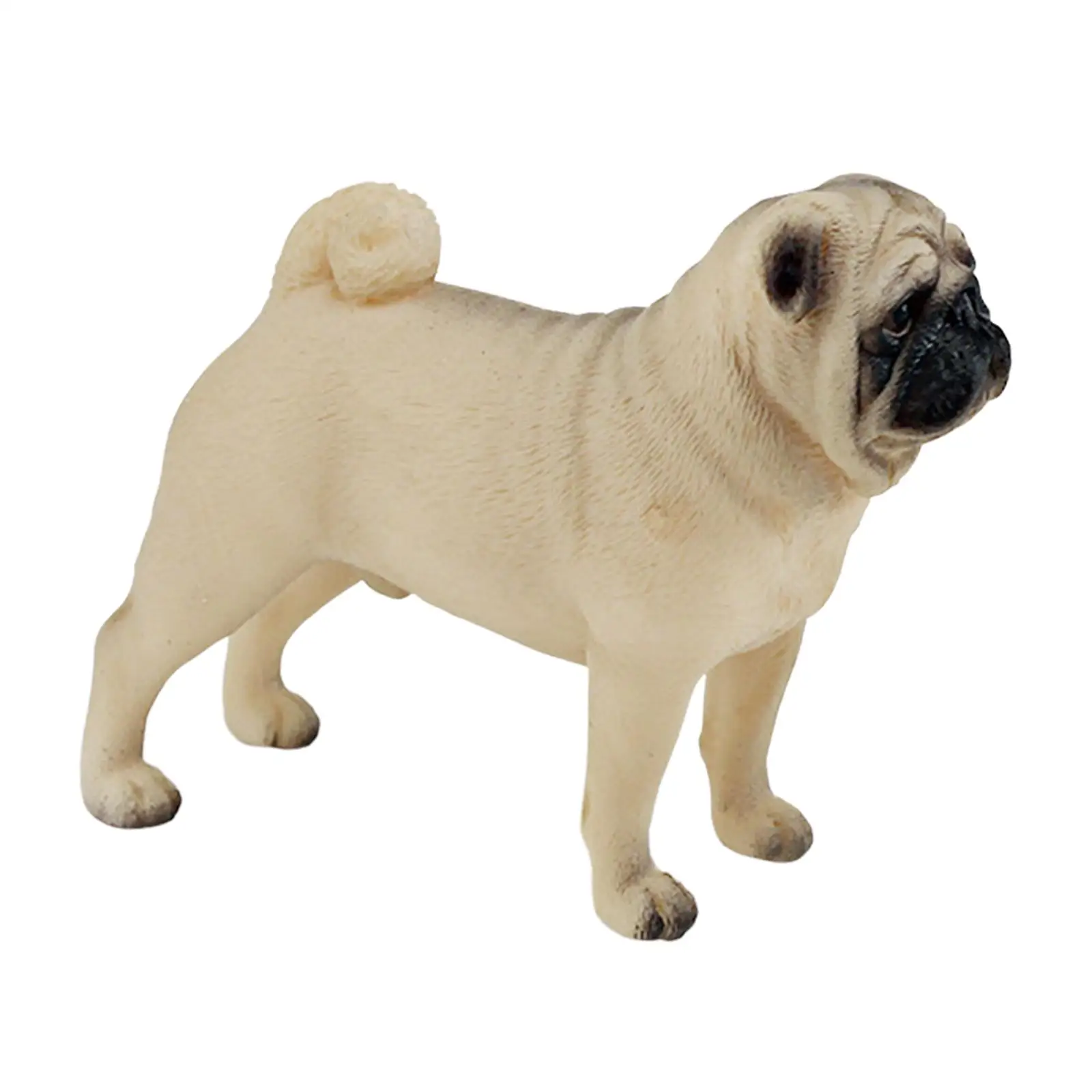 Realistic Dog Figurine Lifelike Toy PVC Miniature Chinese Shar Pei