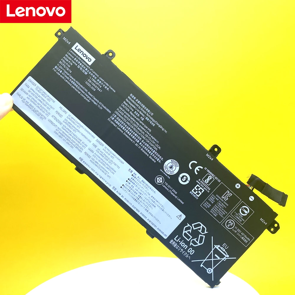 Nova Bateria do Laptop Original para Lenovo Thinkpad T490 T495 P43s L18m3p73 L18l3p73 02dl007 L18c3p72 L18m3p74 Sb10t831225b10w13877 - Imagem 6