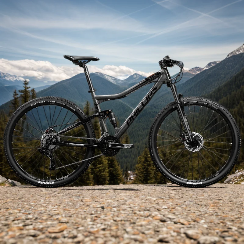 Full Suspension Soft Tail Mountain Bike 29 Pollici Bicicleta Btt Cross-Country Dual Disc Brake Gravel Bike Telaio In Acciaio Ad Alto Tenore Di Carboni