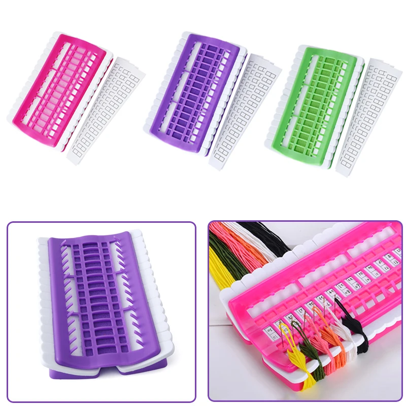 30 Holes Cross Stitch Row Line Tool Set Sewing Needles Holder