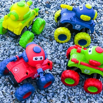 360 ° stunt rotating off-road toy, durable and impact resistant, bi-directional friction driven truck, suitable for children 1