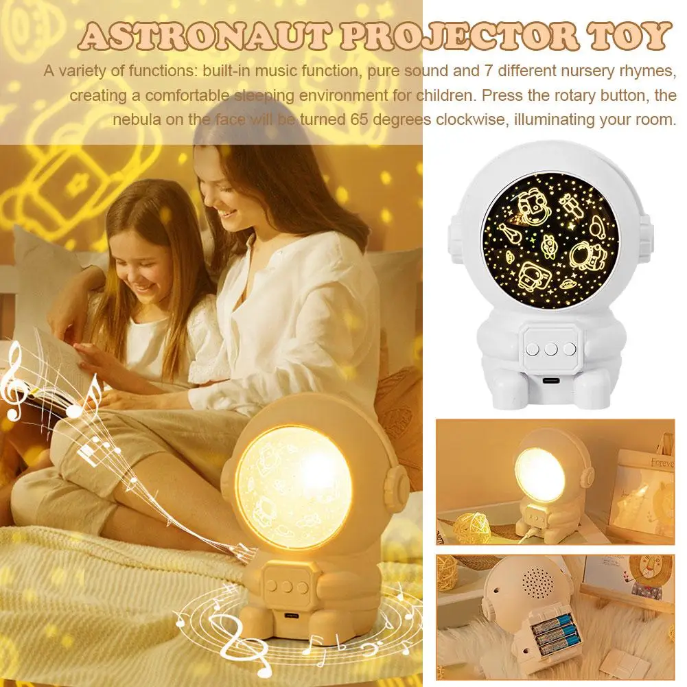 

Astronaut Projector Nebula Night Light Atmospheric Space Starry Gift Children Starlight Bedroom Light Decoration T7t9