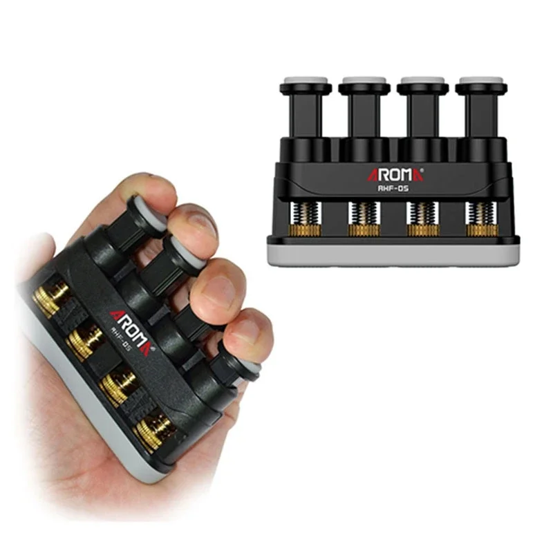 Aroma Ahf-05 Guitar Bass Piano Finger Workout Exerciser Medium Tension Hand Grip Trainer Power Gripper Guitar Accessories hand strengthener hand grip trainers hand grip exerciser