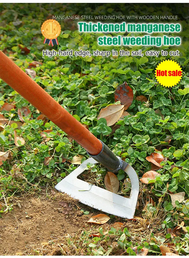 Binette,Râteau de désherbage à main trempé tout en acier, houe creuse, plantation de légumes, ferme, jardin, outils agricoles, -A - Jardin