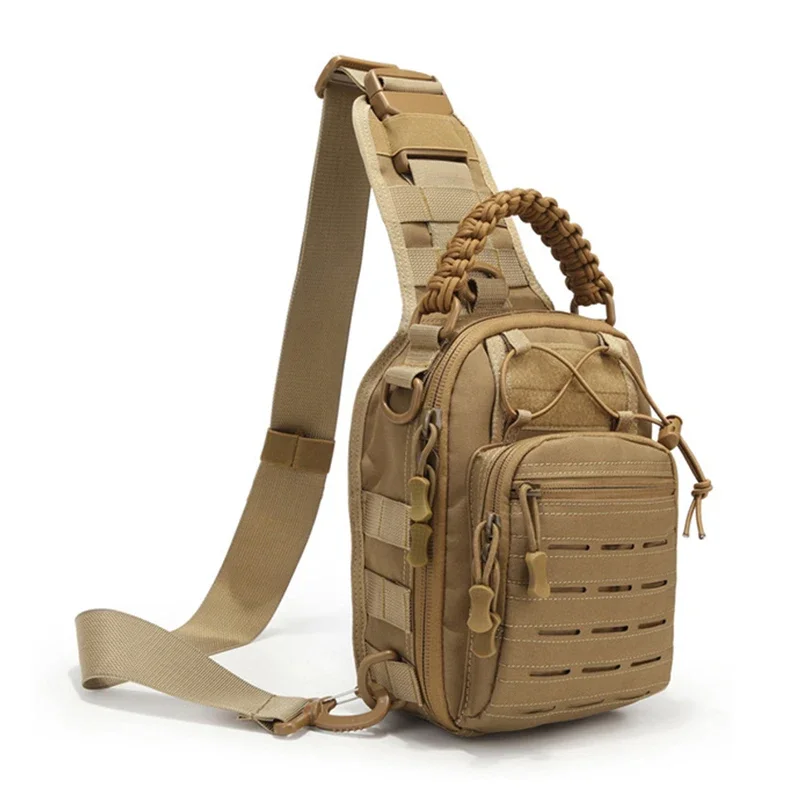 Khaki single strap