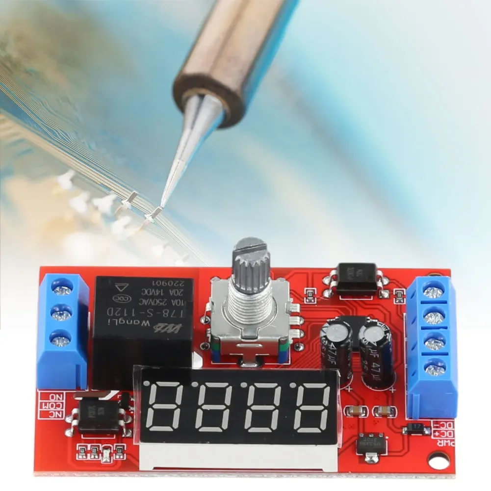 LED Digital Timer Relay Delay Switch Module DC5V/12V/24V Adjustable Time-Delayed Trigger Timing Switch Relays Board