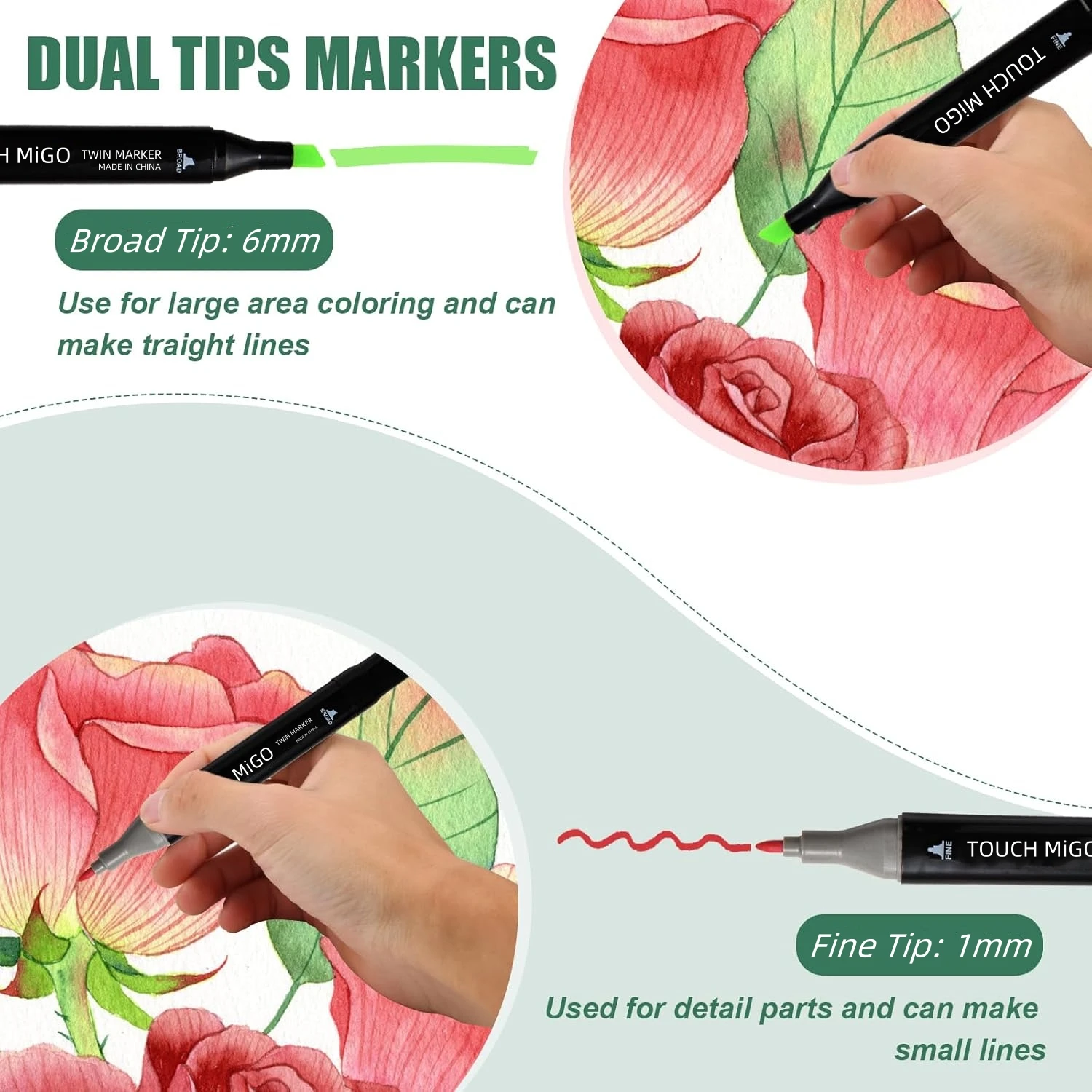 24-80 colors art markers set alcohol oily felt double head permanent