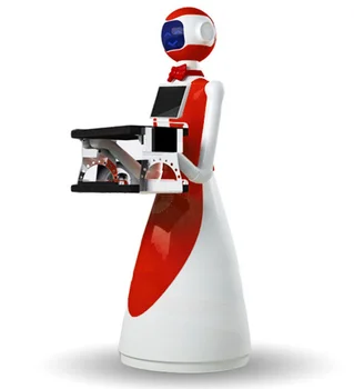 Ristorante Hotel Caffetteria Robot intelligente per il servizio di consegna di cibo umanoide