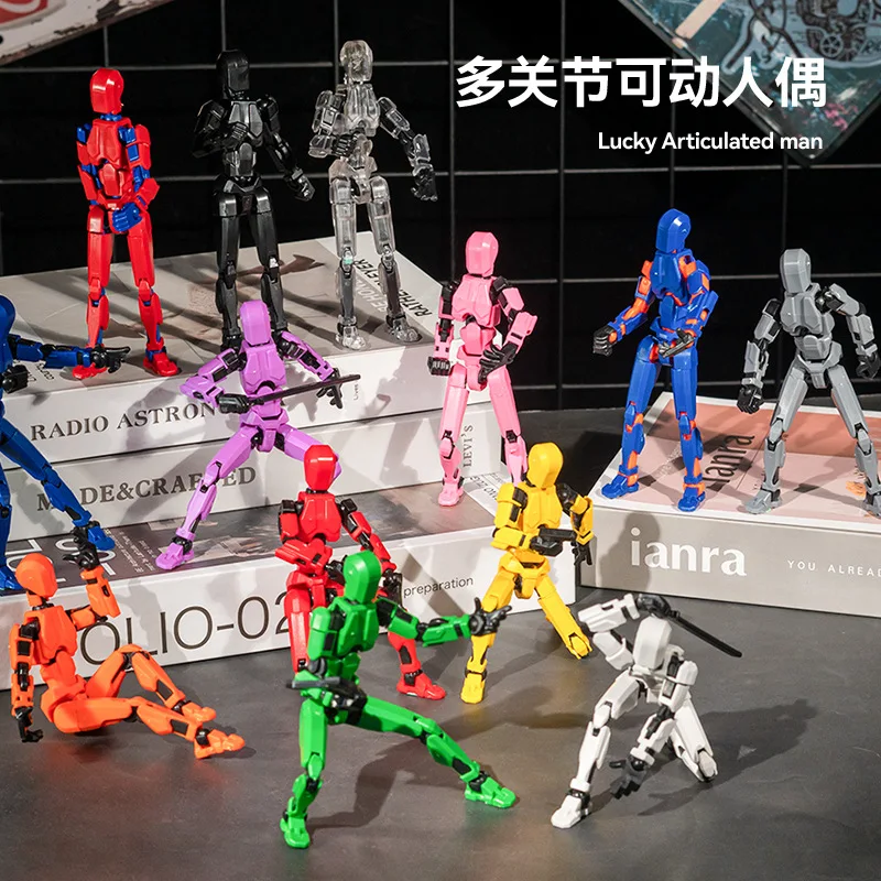 多関節可動シェイプシフトロボットアクションフィギュア 3D プリント