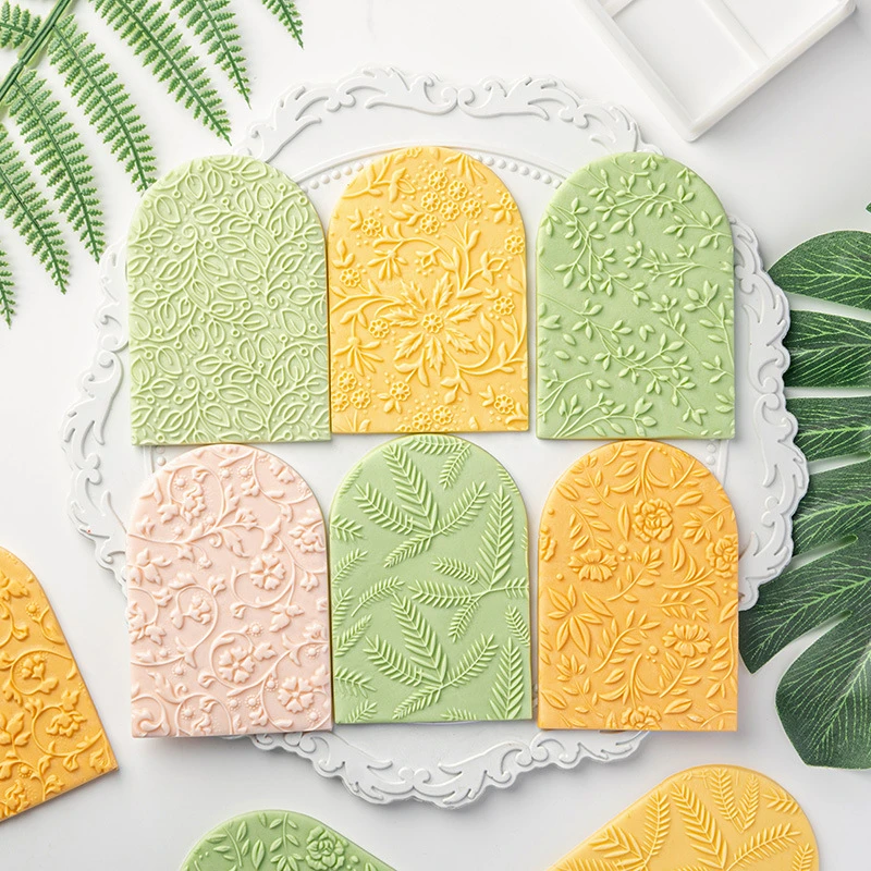 Plant Flower Acrylic Cookie Embosser Cake Design Pastry and Bakery Tool Biscuit Cake Decorating Accessories Embossing Die Stamp