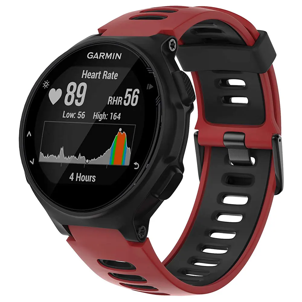 Soft Silicone Waterproof Sport Watch Band Replacement
