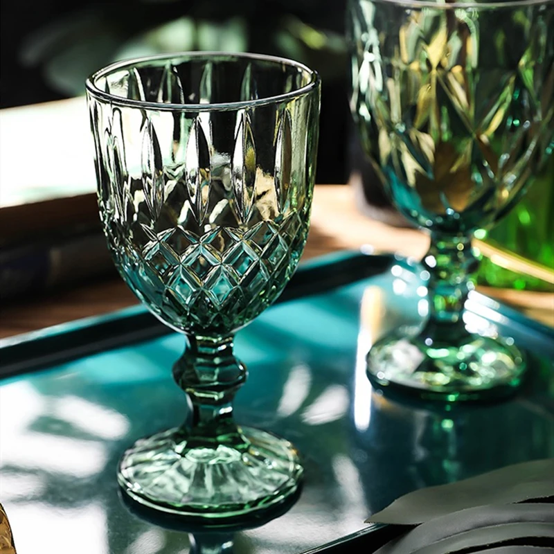 Mini Spirits Wine Glasses Cup 20ml Alloy Retro Embossed Silver Diamond  Vodka Goblet Drinking Antique Wine Glass Gift Decoration - Wine Glass -  AliExpress