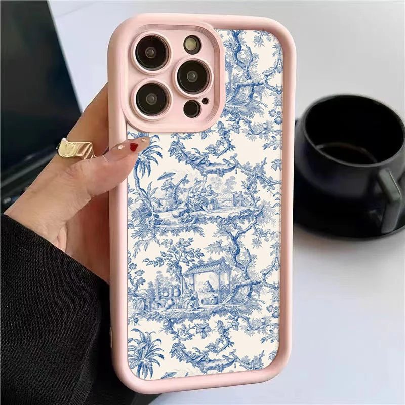 Elegant Pink Lily Shockproof Soft Phone Case - Durable TPU Cover