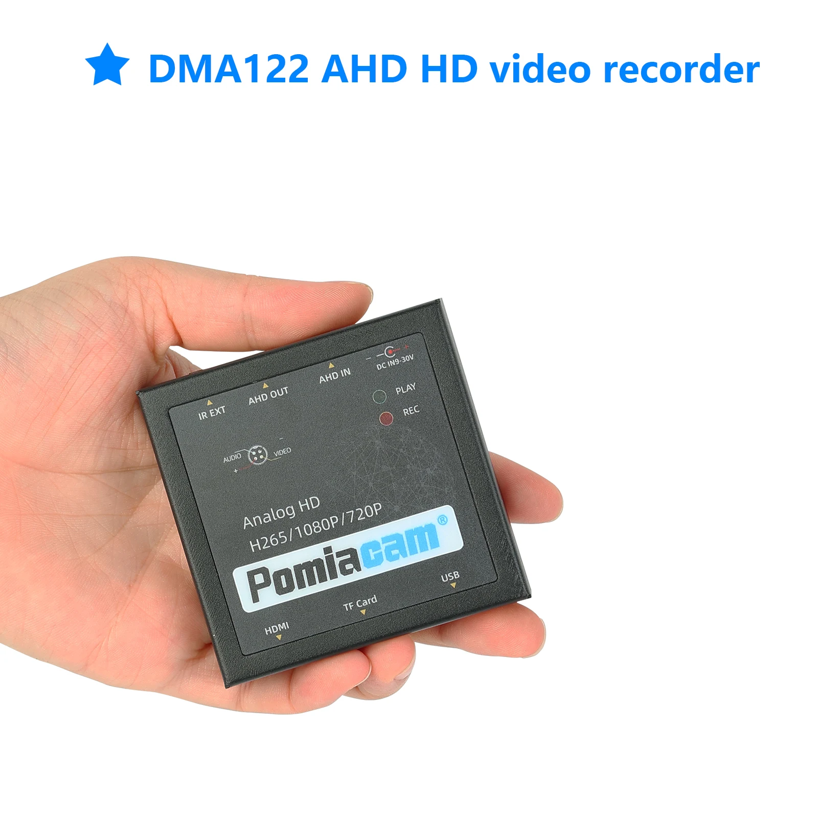 New 1Ch Mini DVR Card Support Analog HD AHD Camera HDMI Output Board  Real-time HD DVR Video Recorder Video Compression DMA122 real time 1ch mini hd xbox dvr pcb board 30fps support 512gb sd card video recording dvr module for cvbs camera