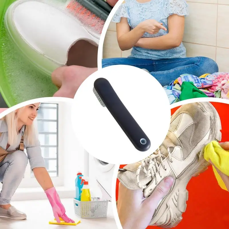 Soft Bristle Shoe Brush Cleaning Shoes Care Brushes Brush Ergonomics Grip Brush Long Handle Multifunctional Soft Bristle Brush 5