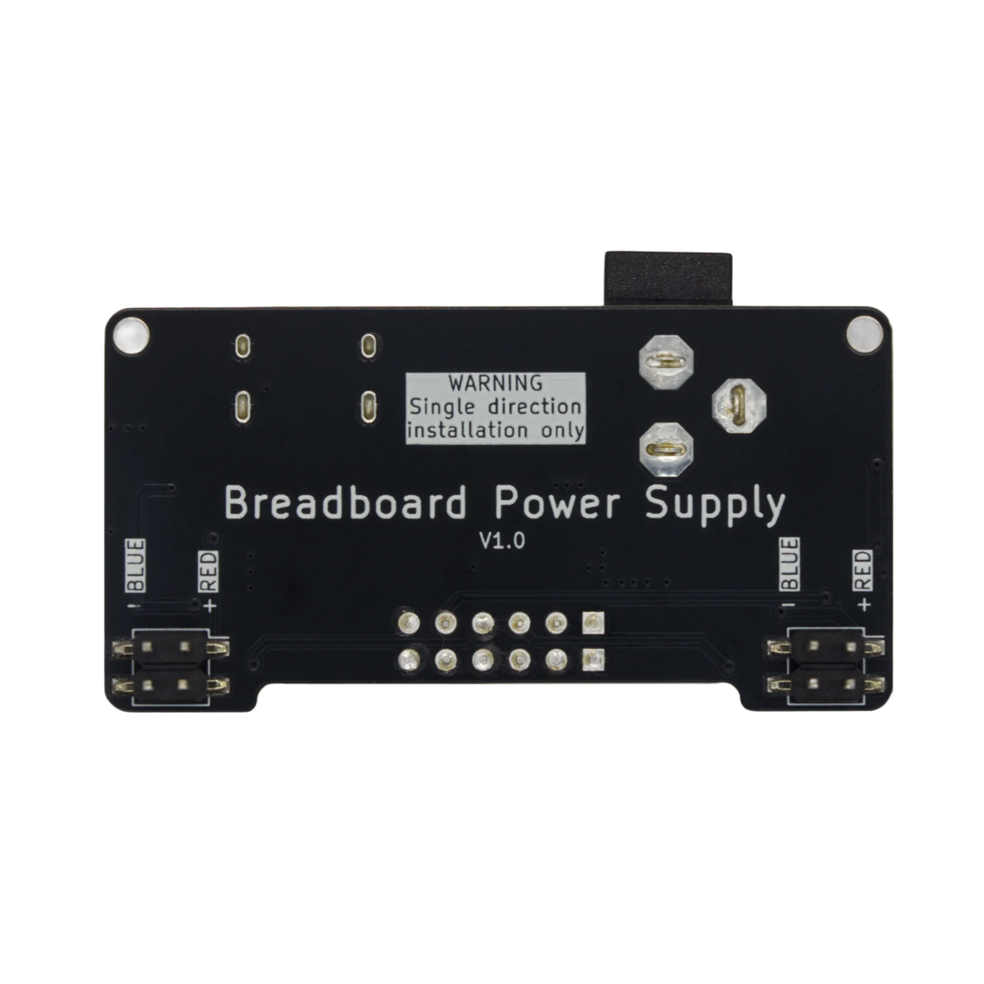 Dual Voltage Breadboard Power Supply with USB-C Interface and Adjustable Output